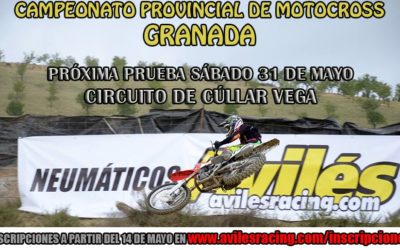 ¡¡ EL 31 DE MAYO SE DISPUTA LA SEGUNDA PRUEBA DEL PROVINCIAL DE MOTOCROSS EN CÚLLAR VEGA!!